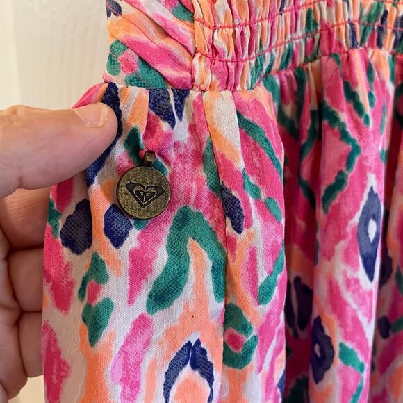 Roxy Shore Thing Woven Fit-and-Flare Dress size Large - Picture 11 of 16